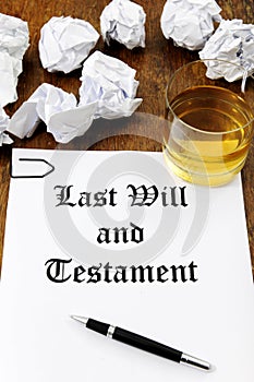 Last Will and Testament