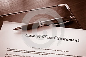 Last Will and Testament