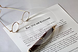 Last Will and Testament photo