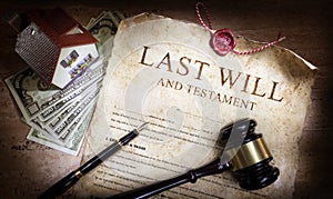 Last Will And Testament With Money