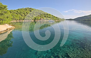 Lastovo , Croatia. Bunker for submarines.