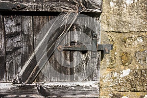 Latch on an old Barn Door