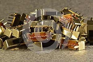 Latching mechanical 3-position microswitches