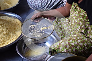 Latchiri sift traditional Cook wedding west African food guinea