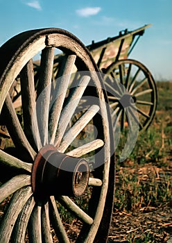 Late 1800`s Wagons Used For Farming