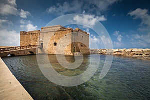 Late afternoon view of the Paphos Castle