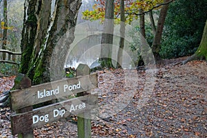 A late autumn day in Buchan Park Crawley United Kingdom