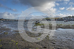 Late evening sun over Instow beach Devon