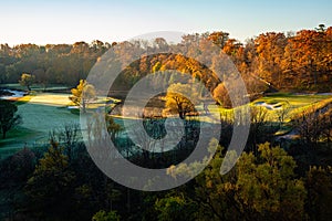 Late fall in Oakville Glen Abbey Golf Club