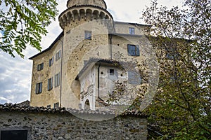Borgo Adorno Castle. Color image photo