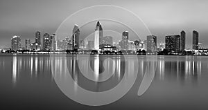 Late Night Coronado San Diego Bay Downtown City Skyline