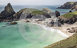 Late Spring day at Kynance Cove, Cornwall, England