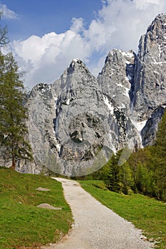 Late spring landscape in the Julian Alps, Triglav National Park, Slovenia, Europe