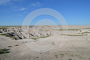 Late Spring in South Dakota: Looking Southeastward from Big Badlands Overlook in Badlands National Park