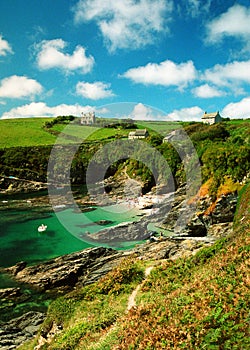 Late Summer at Prussia Cove in Cornwall UK