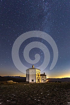 Starry night at Gran Sasso - Rocca Calascio AQ photo