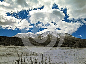 Late Winter on the Spanish Peaks photo