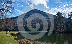 A Late Winter View of Sharp Top Mountain and Abbott Lake