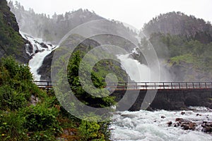 Latefoss waterfall, Norway