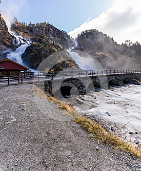 Latefossen or Latefoss is a waterfall located in the municipality of Ullensvang in Vestland County, Norway