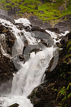 Latefossen waterfall Norway, Hordaland