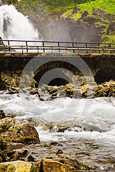 Latefossen waterfall Norway, Hordaland