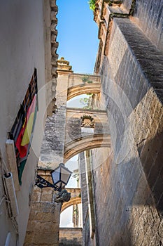 Lateral Arches of Minor Basilica of Santa Maria - Arcos de la Frontera, Cadiz, Spain