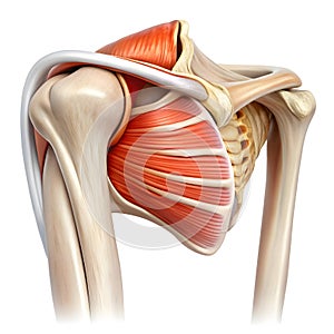 Lateral cross-section of glenoid labrum and its function in shoulder x-ray