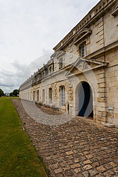 Lateral view of Corderie Royale in Rochefort