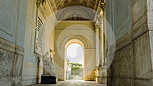 Lateral View of the Gregorian Portico photo