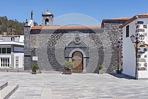 Lateral views of the church known as Sanctuary of the Santo Hermano Pedro situated in Vilaflor, Tenerife, Spain photo