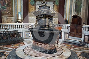 The Lateran Baptistery in Rome, Italy