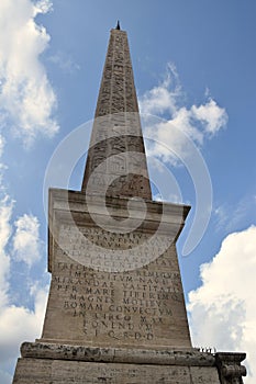 Lateran Obelisk - Fontana dellÃÂ´Obelisco Lateranense in Rome, Italy