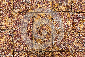 Laterite block floor