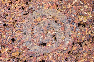 Laterite stone textured for background