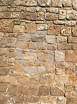 Lateritious brick wall