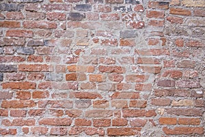 Lateritious brick wall