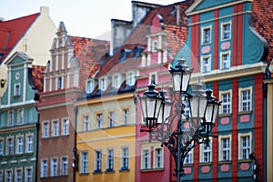 Latern in Wroclaw, Poland photo