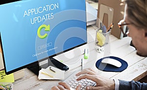 Latest Version Fresh Updates Application Updates Concept