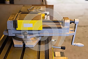 Lathe machine in factory