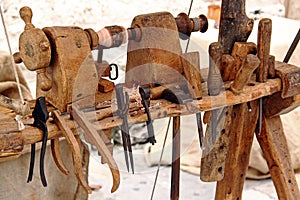 Lathe and tools for woodworking