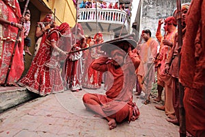 Lathmar Holi Celebration at Nandgaon