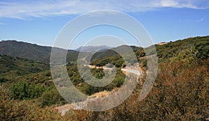 Latigo Canyon Road Panorama photo