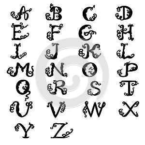 Latin alphabet.