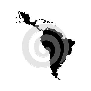 latin america map