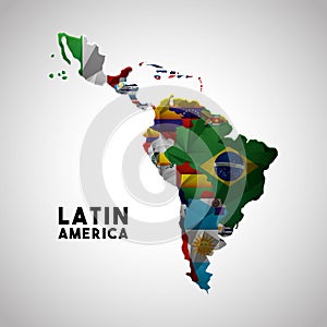 latin america map