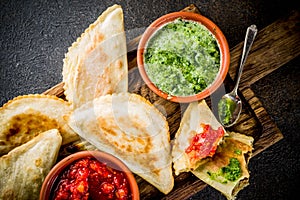 Latin American food, empanadas photo