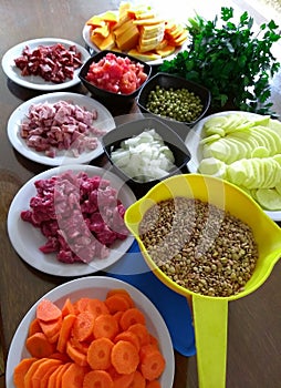 Latin American food ingredients. Variety photo