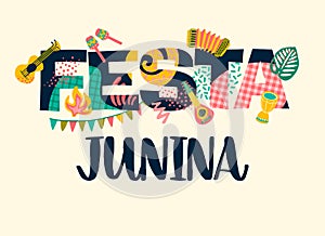 Latin American holiday, the June party of Brazil. Festa Junina.