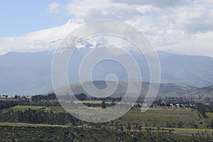 Latin American picturesque mountain view. photo